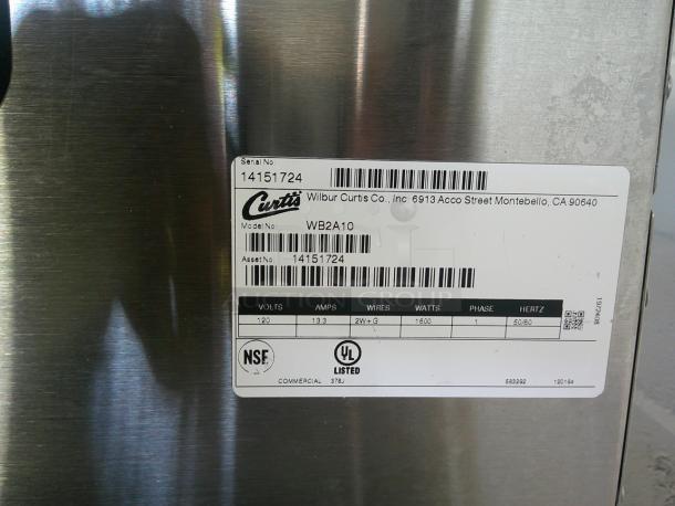 NICE Curtis WB2A10 2 Gallon Hot Water Dispenser - 120V - Image 4 of 4