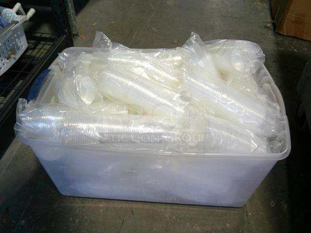 LOT Plastic Serving Cups - ALL ONE MONEY - Image 1 of 2