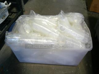 LOT Plastic Serving Cups - ALL ONE MONEY