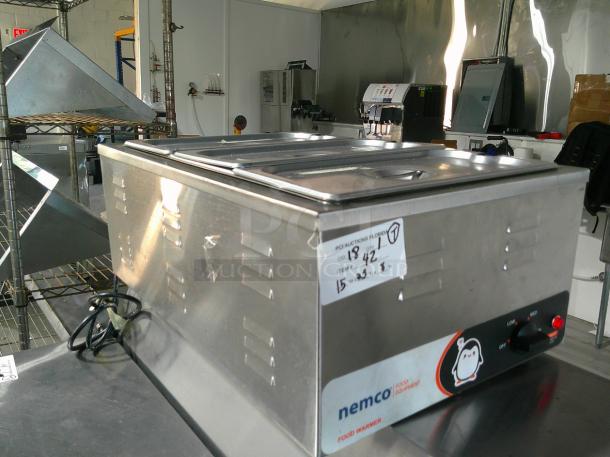 NICE TESTED Nemco 3 Bay Food Warmer - Countertop 120V! - Image 5 of 6