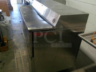 True TMC Deep Reach In Cooler with Stainless Steel Exterior and Aluminum Interior