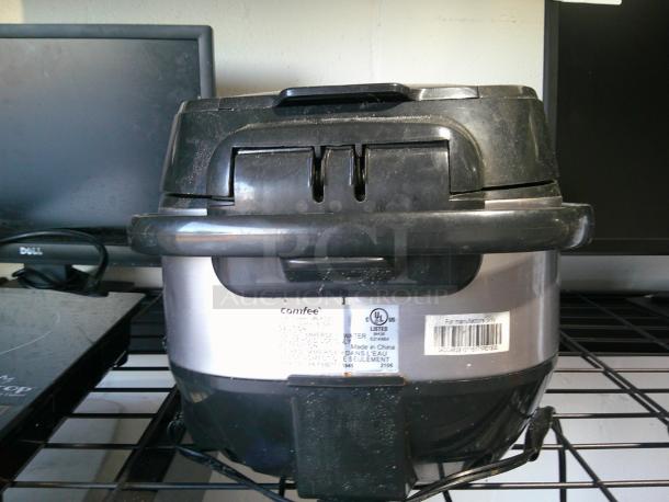 COMFEE' Rice Cooker, Japanese Large Rice Cooker with Fuzzy Logic Technology, 11 Presets, 10 Cup Uncooked/20 Cup Cooked, Auto Keep Warm, 24-Hr Delay Timer - Image 3 of 5