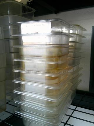 HUGE LOT Small Plastic Storage, Ingredient Containers