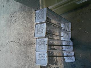 LOT Misc Wire Racks & Wire Storage Containers/Hangers