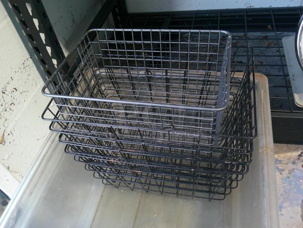 LOT Misc Wire Racks & Wire Storage Containers/Hangers - Image 2 of 3