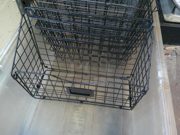 LOT Misc Wire Racks & Wire Storage Containers/Hangers - Image 3 of 3