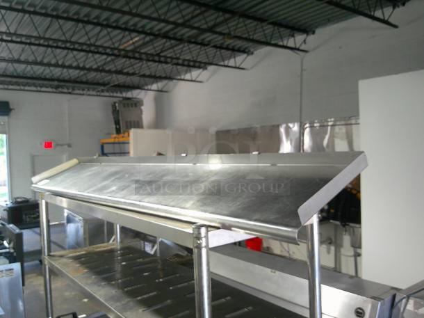 Stainless Steel Wall Mounted Shelf - Image 1 of 3