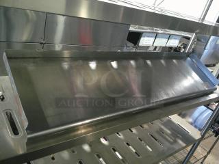 Wall Mounted Stainless Steel Shelf