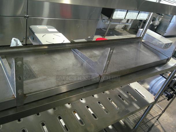 Wall Mounted Stainless Steel Shelf - Image 2 of 3