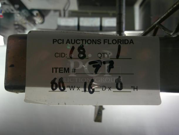 Stainless Steel Wall Mounted Shelf - Image 4 of 4