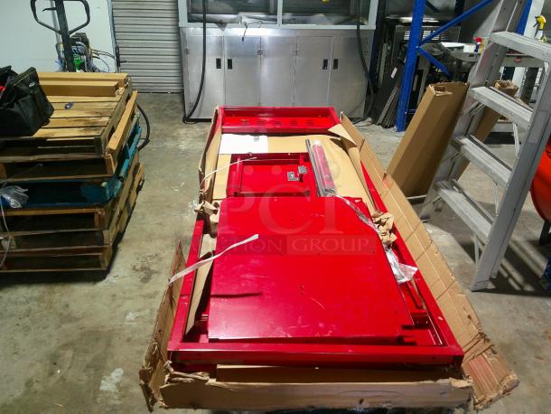 BRAND NEW BOXED Open Gear Locker - 1 Wide, Unassembled, 24" Wide, 18" Deep, Red Model H-6893R - Image 5 of 6