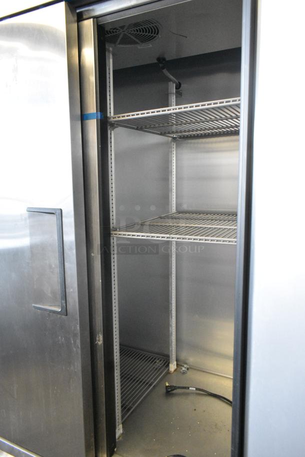 2020 True T-35-HC Stainless Steel Commercial 2 Door Reach in Cooler w/ Poly Coated Racks on Commercial Casters. 115 Volts, 1 Phase. Tested and Working! - Image 5 of 7