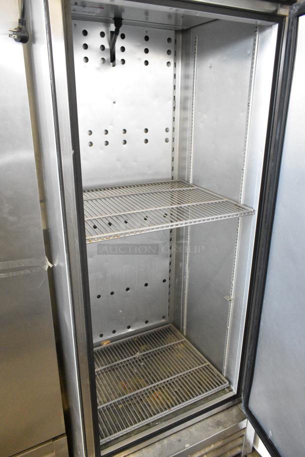 2022 True T-19F-HC Stainless Steel Commercial Single Door Reach in Freezer w/ Poly Coated Racks. 115 Volts, 1 Phase. Tested and Working! - Image 3 of 5