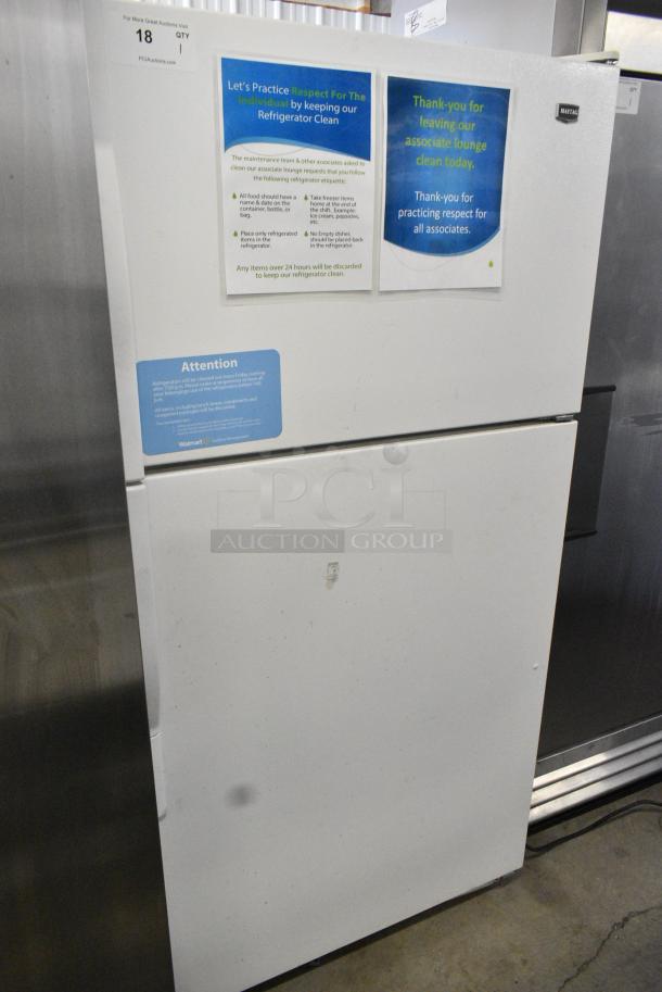 Maytag M1TXEGMYW01 Cooler w/ Freezer. 115 Volts, 1 Phase. Tested and Working! - Image 1 of 8