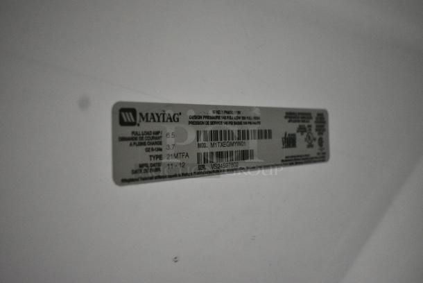 Maytag M1TXEGMYW01 Cooler w/ Freezer. 115 Volts, 1 Phase. Tested and Working! - Image 8 of 8