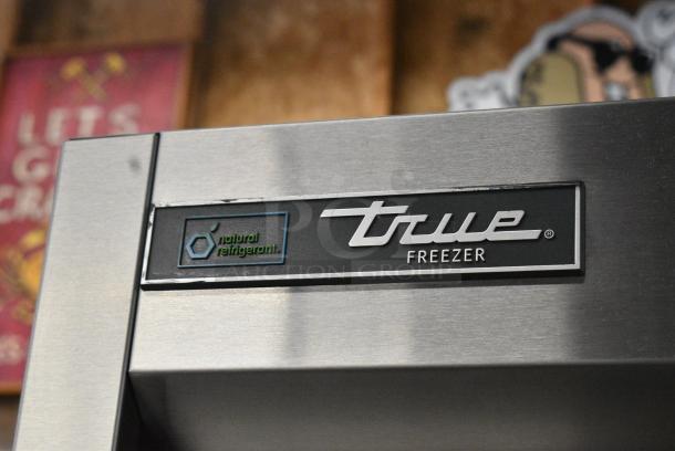 2022 True T-19F-HC Stainless Steel Commercial Single Door Reach in Freezer w/ Poly Coated Racks. 115 Volts, 1 Phase. Tested and Working! - Image 2 of 5