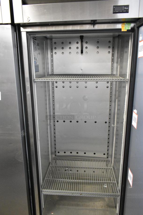 2022 True T-19F-HC Stainless Steel Commercial Single Door Reach in Freezer w/ Poly Coated Racks. 115 Volts, 1 Phase. Tested and Working! - Image 3 of 5