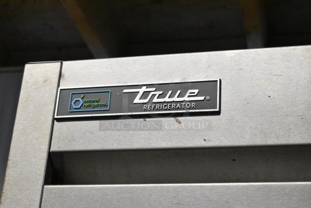 2019 True T-35-HC Stainless Steel Commercial 2 Door Reach in Cooler w/ Poly Coated Racks on Commercial Casters. 115 Volts, 1 Phase. Tested and Working! - Image 2 of 6