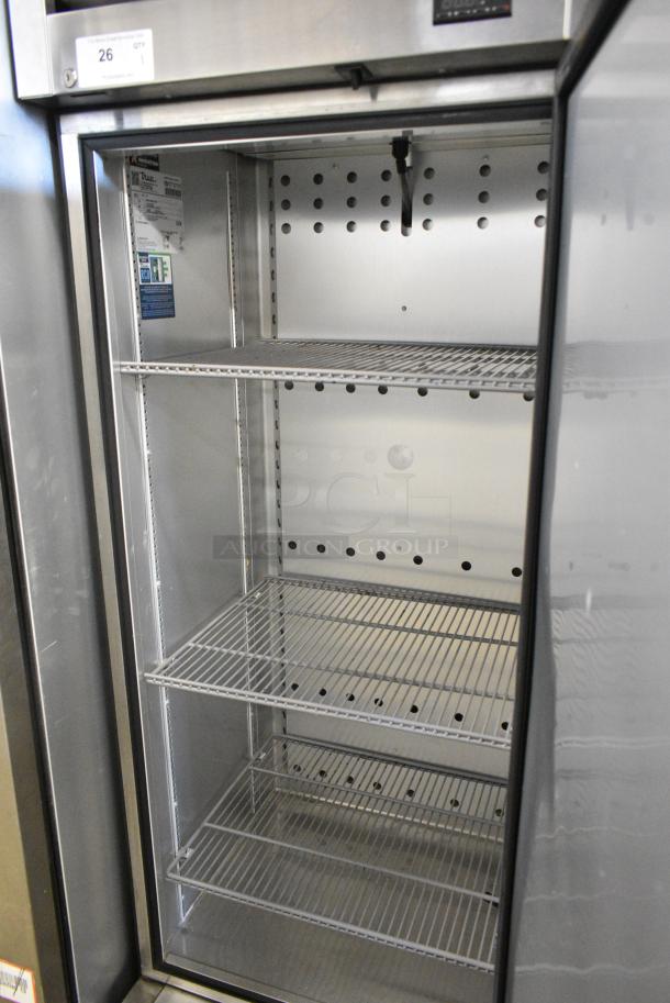 2021 True T-19F-HC Stainless Steel Commercial Single Door Reach in Freezer w/ Poly Coated Racks. 115 Volts, 1 Phase. Tested and Working! - Image 3 of 4