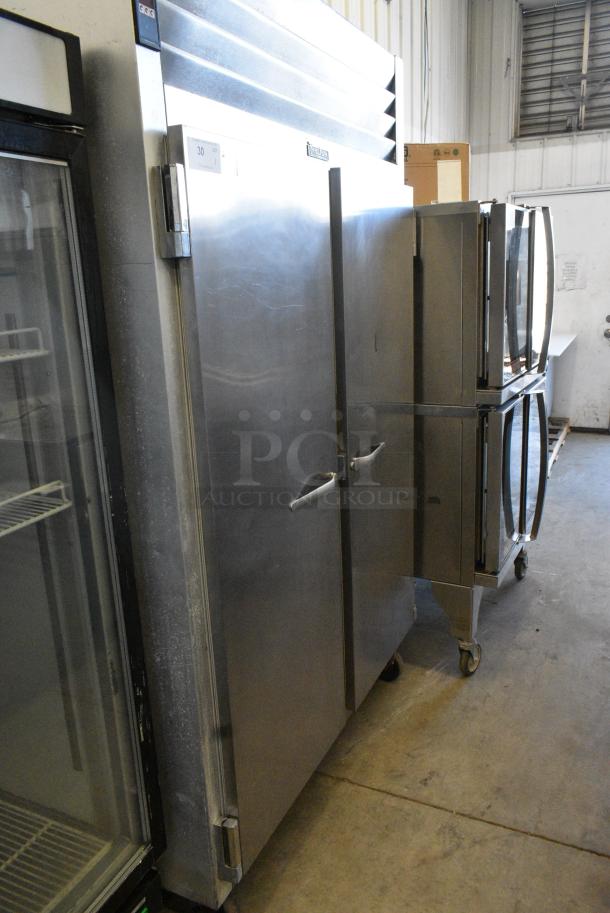 Traulsen G20010 Stainless Steel Commercial Solid Door Reach-In Refrigerator with Left / Right Hinged Doors. 115 Volts, 1 Phase. Tested and Powers On But Does Not Get Cold - Image 1 of 8