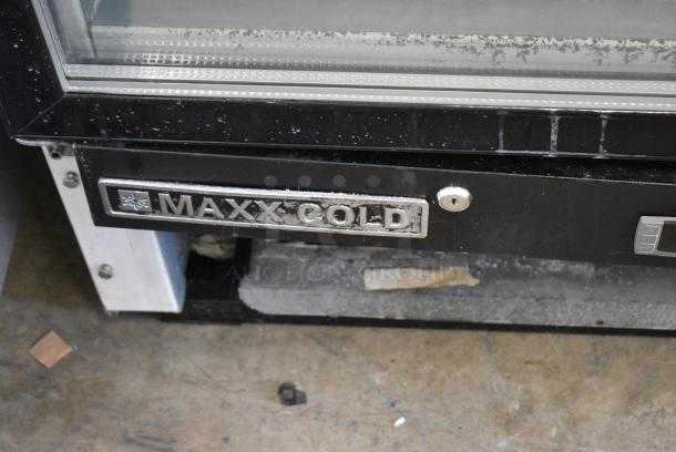 Maxx Cold MXM1-16F Metal Commercial Single Door Reach In Freezer Merchandiser w/ Poly Coated Racks. 115 Volts, 1 Phase. Cannot Test Due To Cut Power Cord - Image 2 of 5