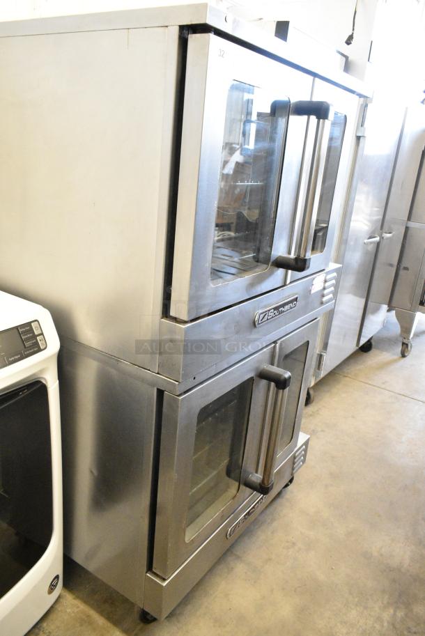 2 Southbend Stainless Steel Commercial Natural Gas Powered Full Size Convection Oven w/ View Through Doors, Metal Oven Racks on Commercial Casters. 2 Times Your Bid! - Image 2 of 10