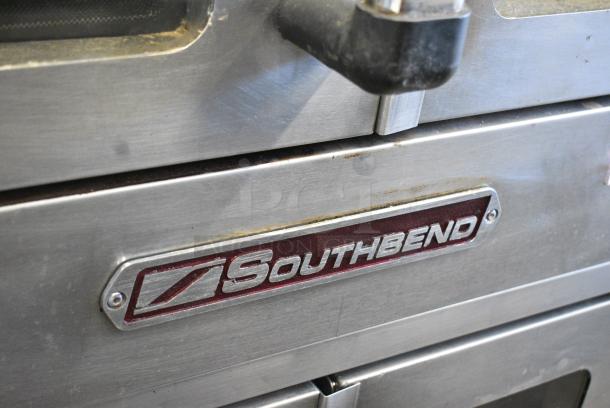 2 Southbend Stainless Steel Commercial Natural Gas Powered Full Size Convection Oven w/ View Through Doors, Metal Oven Racks on Commercial Casters. 2 Times Your Bid! - Image 3 of 10
