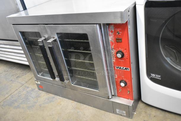 Vulcan Stainless Steel Commercial Full Size Convection Oven w/ View Through Doors, Metal Oven Racks and Thermostatic Controls. - Image 1 of 8