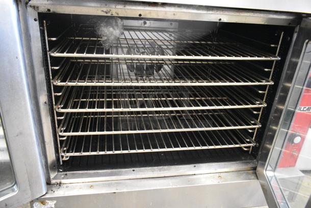 Vulcan Stainless Steel Commercial Full Size Convection Oven w/ View Through Doors, Metal Oven Racks and Thermostatic Controls. - Image 5 of 8