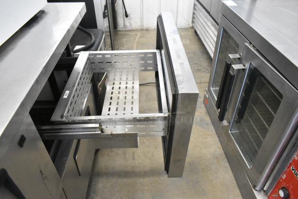 True TUC-48D-4 Stainless Steel Commercial 4 Drawer Undercounter Cooler on Commercial Casters. 115 Volts, 1 Phase. Tested and Working! - Image 6 of 9