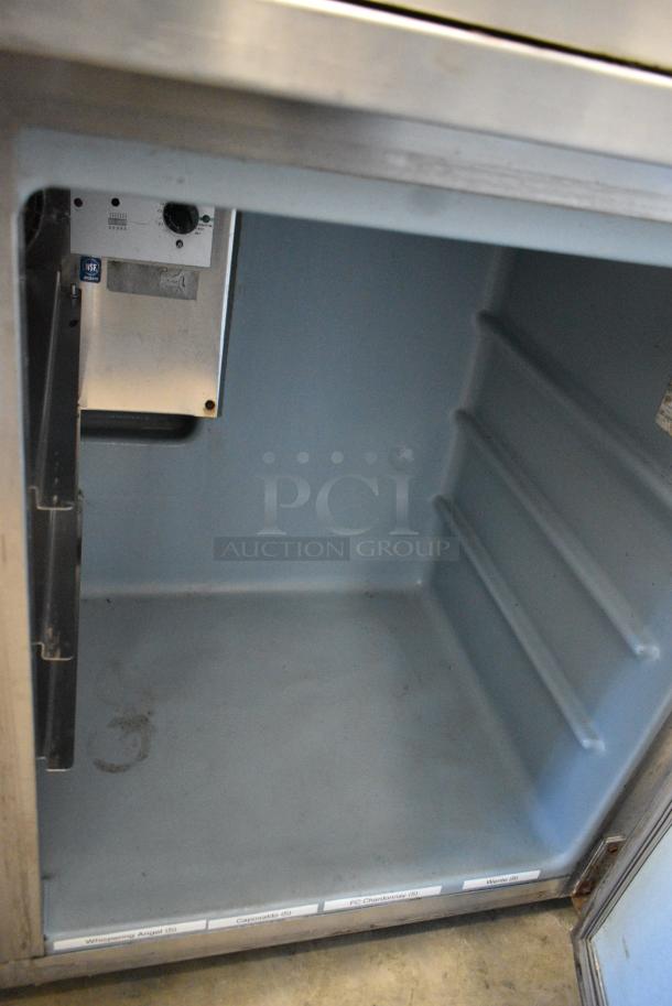 Delfield UC4048 Stainless Steel Commercial 2 Door Undercounter Cooler. 115 Volts, 1 Phase. Tested and Working! - Image 4 of 7
