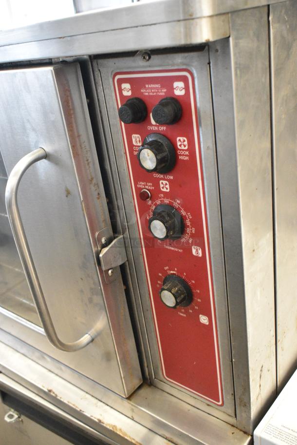Blodgett CTB-1 Stainless Steel Commercial Electric Powered Half Size Convection Oven w/ View Through Door, Metal Oven Racks and Thermostatic Controls. 220-240 Volts, 1 Phase. - Image 4 of 7