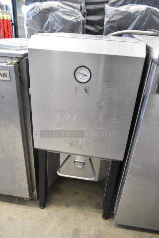 Silver King SK5M Stainless Steel Commercial Countertop Milk Dispenser. 115 Volts 1 Phase. Cannot Test Due To Damaged Plug