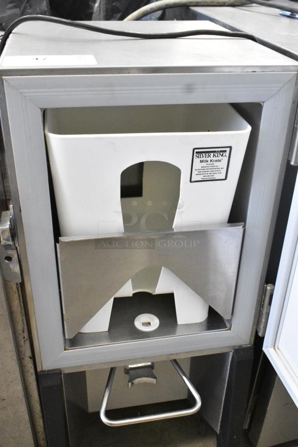 Silver King SK5M Stainless Steel Commercial Countertop Milk Dispenser. 115 Volts 1 Phase. Cannot Test Due To Damaged Plug - Image 4 of 9