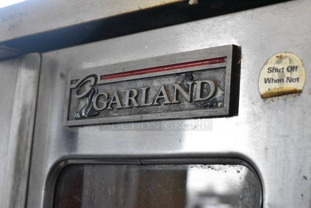 2 Garland Master 200 Stainless Steel Commercial Natural Gas Powered Full Size Convection Oven w/ View Through Doors, Metal Oven Racks and Thermostatic Controls on Commercial Casters. 2 Times Your Bid! - Image 3 of 12