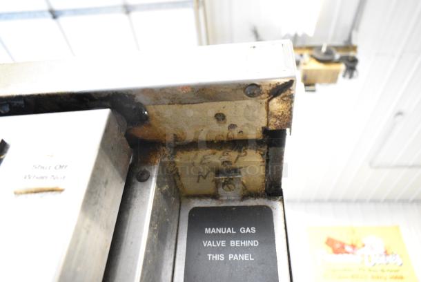2 Garland Master 200 Stainless Steel Commercial Natural Gas Powered Full Size Convection Oven w/ View Through Doors, Metal Oven Racks and Thermostatic Controls on Commercial Casters. 2 Times Your Bid! - Image 9 of 12