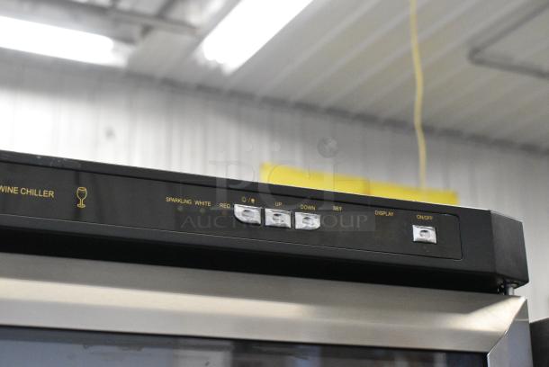Avanti WCR682SS Metal Single Door Reach In Wine Chiller Merchandiser. 115 Volts, 1 Phase. Tested and Working! - Image 3 of 6