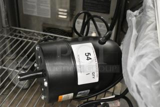 BRAND NEW SCRATCH AND DENT! VF-24PBCO Motor. 120 Volts, 1 Phase.