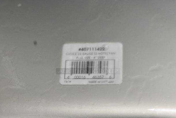 6 BRAND NEW SCRATCH AND DENT! Vigor 4071111422 Stainless Steel Half Size Drop In Bins. 6 Times Your Bid! - Image 4 of 5
