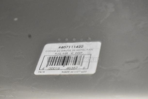 6 BRAND NEW SCRATCH AND DENT! Vigor 4071111422 Stainless Steel Half Size Drop In Bins. 6 Times Your Bid! - Image 5 of 5