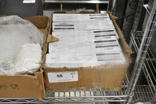 BRAND NEW SCRATCH AND DENT! 10 Boxes of 12 Acopa 26720403  4 7/8" Steak Knife with Jumbo Cherry Finish Pakkawood Handle