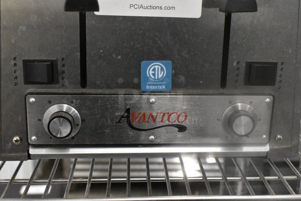 BRAND NEW SCRATCH AND DENT! 2024 Avantco 184THD27208 THD27240 Medium-Duty Bread/Bagel Switch 4-Slice Commercial Toaster with Wide 1 1/2" Slots - 240 Volts, 1 Phase. - Image 3 of 8