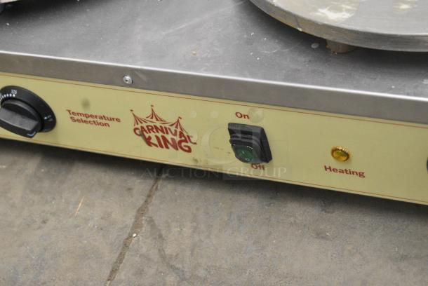2024 Carnival King 382CM16DBL Stainless Steel Commercial Countertop 2 Burner Crepe Maker. 208-240 Volts. - Image 3 of 6