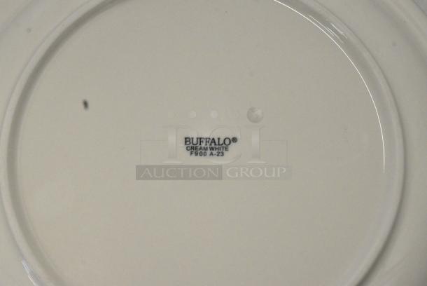 23 BRAND NEW SCRATCH AND DENT! Oneida Buffalo Cream White Ware by 1880 Hospitality F9000000143 9 1/2" Narrow Rim Porcelain Plate. 23 Times Your Bid! - Image 4 of 4