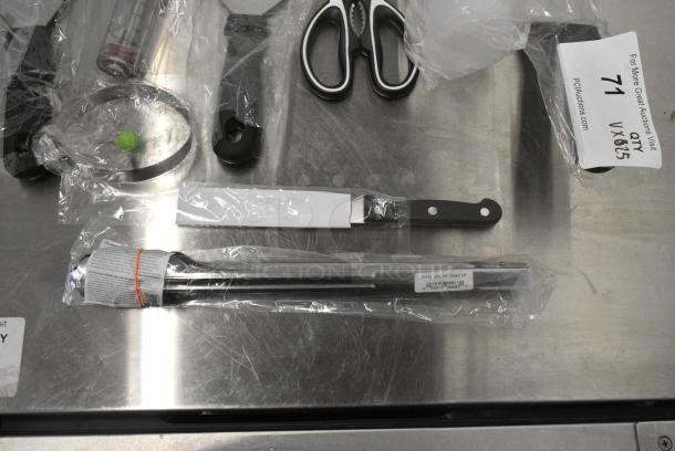 BRAND NEW SCRATCH AND DENT! Lot of Various Items Including Scissors, Spatulas, Tongs and Knife - Image 5 of 5