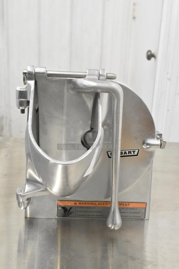 BRAND NEW SCRATCH AND DENT! Hobart VS9-12 9" Slicer Attachment with #12 Back Case, Hopper Front, and Adjustable Slicing Plate - Image 2 of 10