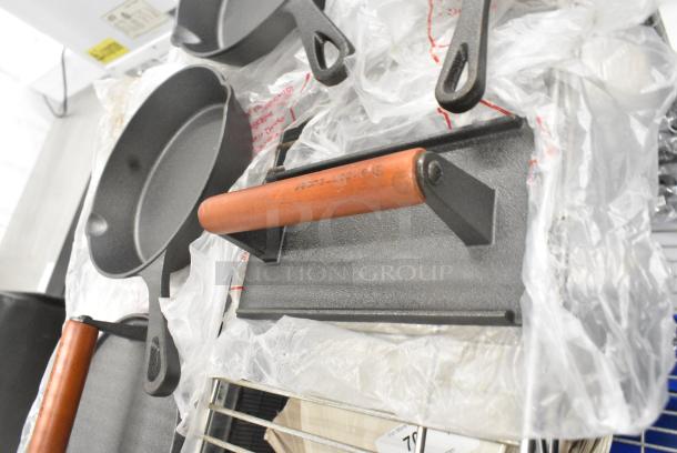 5 BRAND NEW SCRATCH AND DENT! Items Including 3 Cast Iron Skillets and 2 Bacon Presses. 5 Times Your Bid! - Image 3 of 5