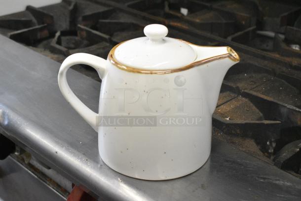 4 BRAND NEW SCRATCH AND DENT! Acopa White Ceramic Pitchers. 4 Times Your Bid! - Image 3 of 6