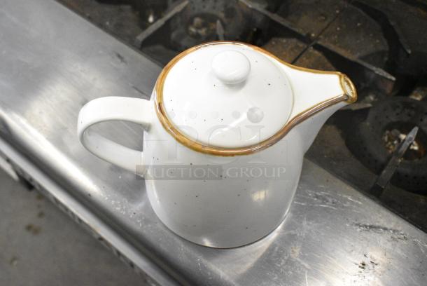 4 BRAND NEW SCRATCH AND DENT! Acopa White Ceramic Pitchers. 4 Times Your Bid! - Image 4 of 6