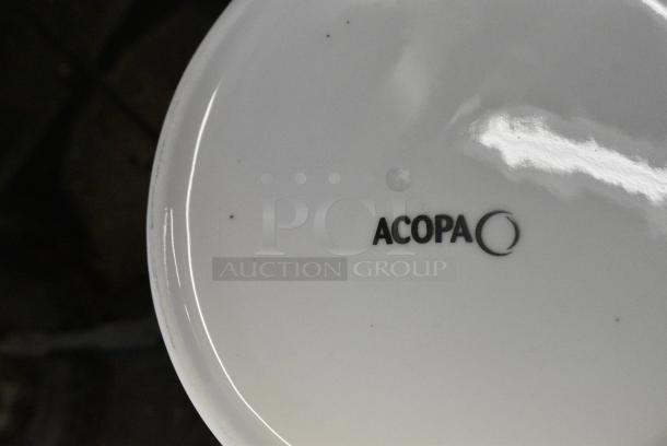 4 BRAND NEW SCRATCH AND DENT! Acopa White Ceramic Pitchers. 4 Times Your Bid! - Image 6 of 6